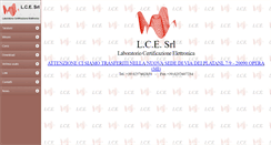 Desktop Screenshot of lce.it
