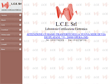 Tablet Screenshot of lce.it